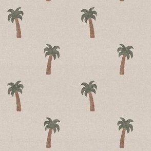 (large scale) Palm Trees - beige - LAD24