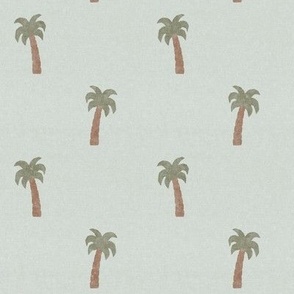 (large scale) Palm Trees - pale linen  - LAD24