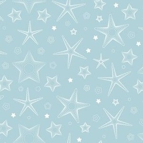 Teal Sea Stars - Small 