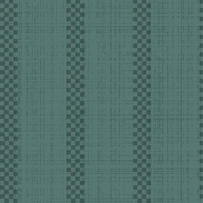 Thin Basket Weave Stripe with Linen Texture - Sage Green - Medium Scale - Handwoven Stripe Effect for Autumn Home Decor and Upholstery