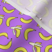 (small scale) bananas on purple - LAD24