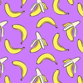 bananas on purple - LAD24