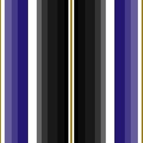 Small Gradient Stripe Vertical in black, purple 241773, and gold 9e7c0c Team colors. School Spirit.