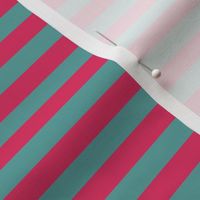 pink and teal stripe
