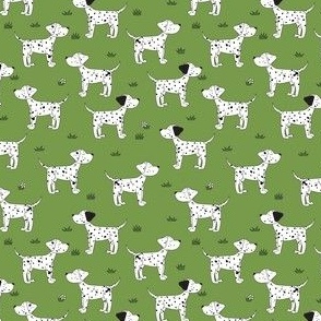 Dalmatian Dog Park- X-Small Print