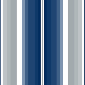 Large Gradient Stripe Vertical in speed blue plain solid 002c5f gray plain solid a2aaad Team colors School Spirit