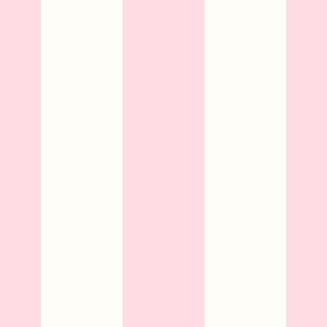 Baby Pink Wide 6in Circus Stripe