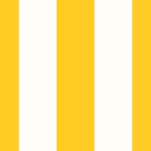 Bright Yellow Wide 6in Circus Stripe