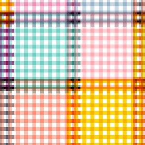 Patchwork Gingham || bright spring check