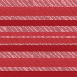 (M) Uneven Stripes Directional Crimson, Raspberry Red