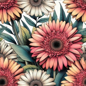 Gerbera Daisies 