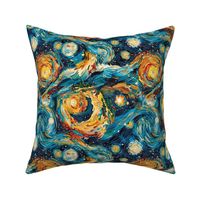 Galactic Swirl Abstract Art