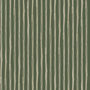 halloween stripes cream on green