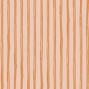 halloween stripes orange on blush pink