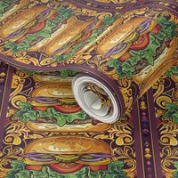 art nouveau hamburger panels