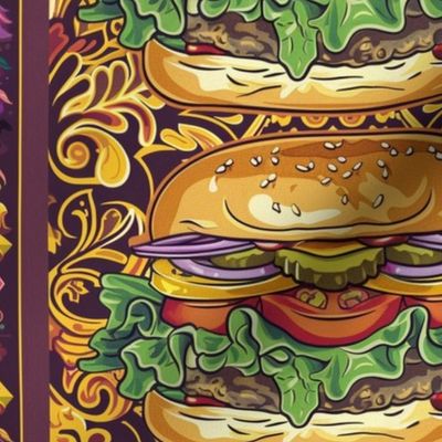 art nouveau hamburger panels
