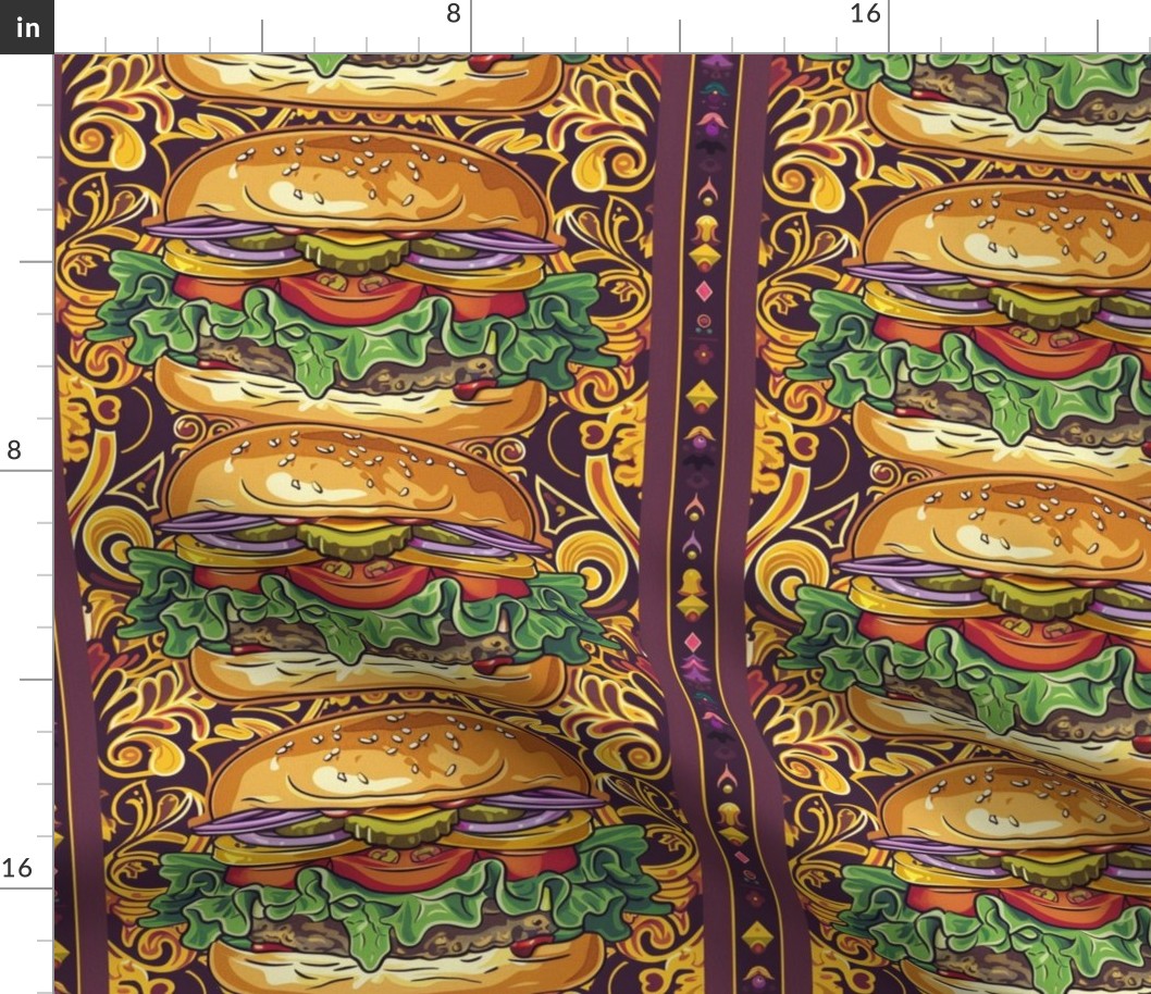 art nouveau hamburger panels