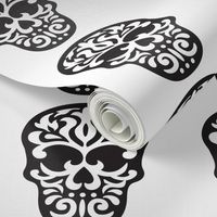 Skull Damask 