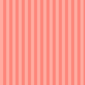 vertical stripes coral orange retro pattern