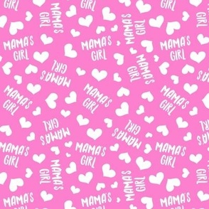 Mama's Girl - Tossed on pink - LAD24