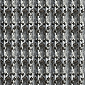 Monolithic Mystique: Sculptural Facade Pattern