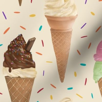 Summer Swirls | Ice cream delight| large scale
