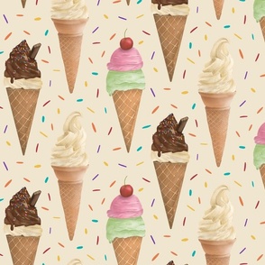 Summer Swirls | Ice cream delight| large scale