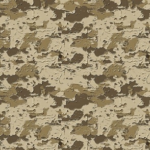 Sahara Mirage Camouflage - Abstract Desert Palette Textured Pattern