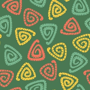 [L] Safari Jungle Cheeky Snakes Geometric - Colourful Summer #P240241