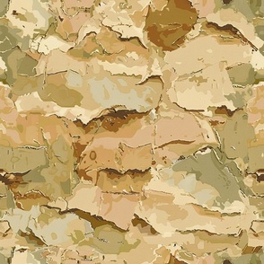 Autumnal Camouflage Abstract - Earth Tones Textured