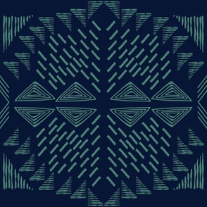 Textured Tribal Pattern