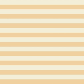  pale orange  + cream summer holiday stripe