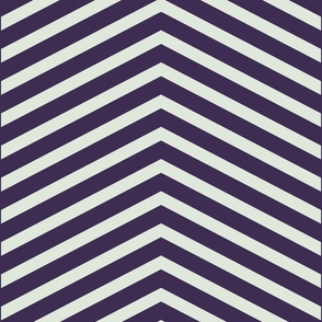 Chevron Pattern | Big Version | simple two-tone Chevron | Lilac Geometric Stripes on Cream Colored background