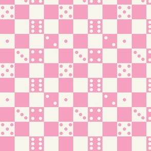 Checkered Dice Pattern