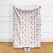 Forest of Life Toile deep pink