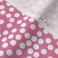 hot pink spots - a cute polka dot print in pink