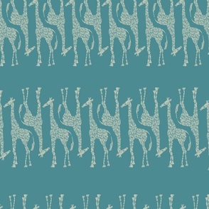 Giraffe Stripe (Teal)