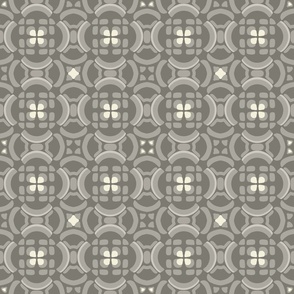 Gray Brown Geometric Pattern 