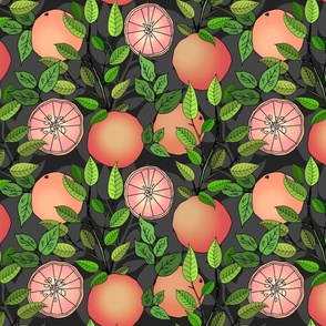 Grapefruit Grove (Dark Grey) 