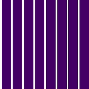 White Pin Stripes on Dark Purple (#440066)
