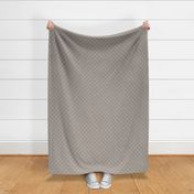 Simone: Warm Gray Tiled Floral, Neutral Small Scale Diagonal Botanical