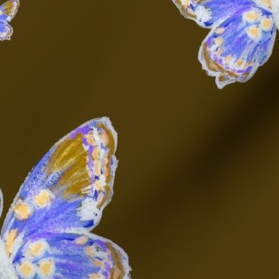 Butterflies (purple brown)