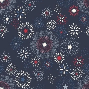 Bursting Stars and Fireworks {on Mood Indigo} 