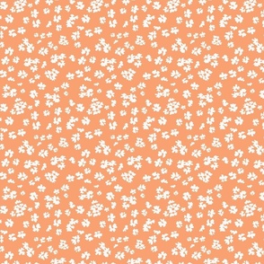 Dainty Ditsy Florals Peach medium scale