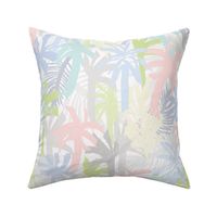 Pastel Palm Trees Tropical Print