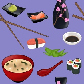 Sushi on Lavender