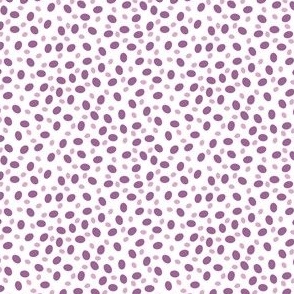 Whimsical Light Purple and Plum Speckle Scatter: Vibrant Blender Pattern for our Whimsical Blossoms collection
