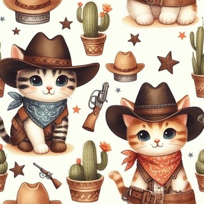 Kitten Sheriffs Wild West