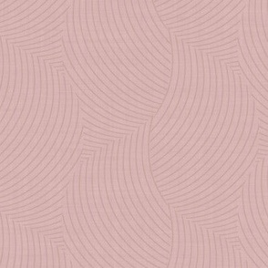 Dusty pink minimal plait