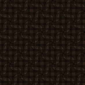 Monochrome black, dark brown abstract pattern.